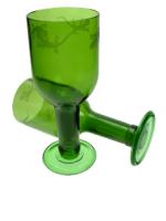 A pair of \"Grolsch\" goblets